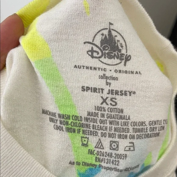 Disney White Long Sleeve with Neon Accents - Picture 6 of 6